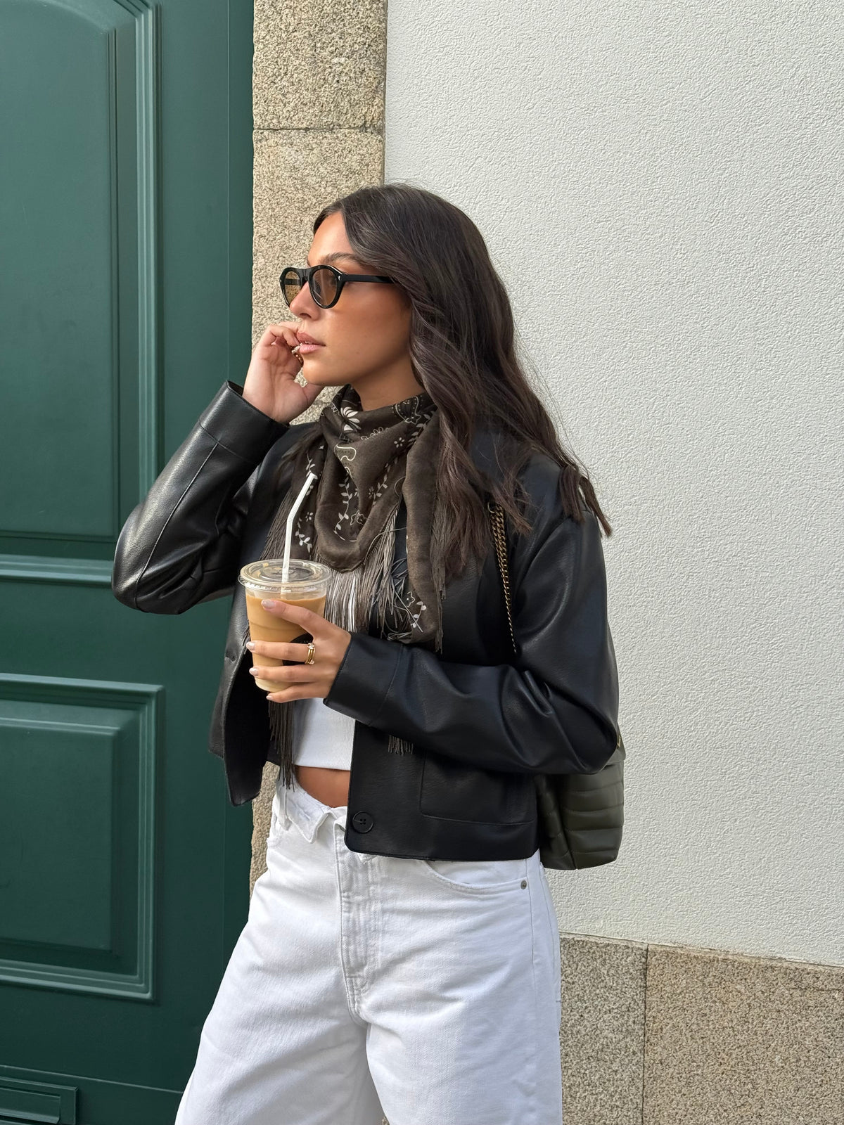 FRINGE SCARF | CAQUI