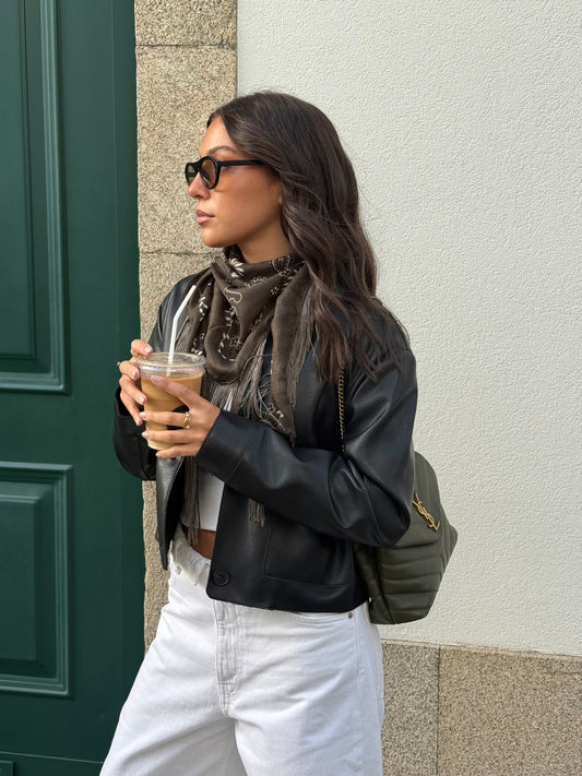 FRINGE SCARF | CAQUI