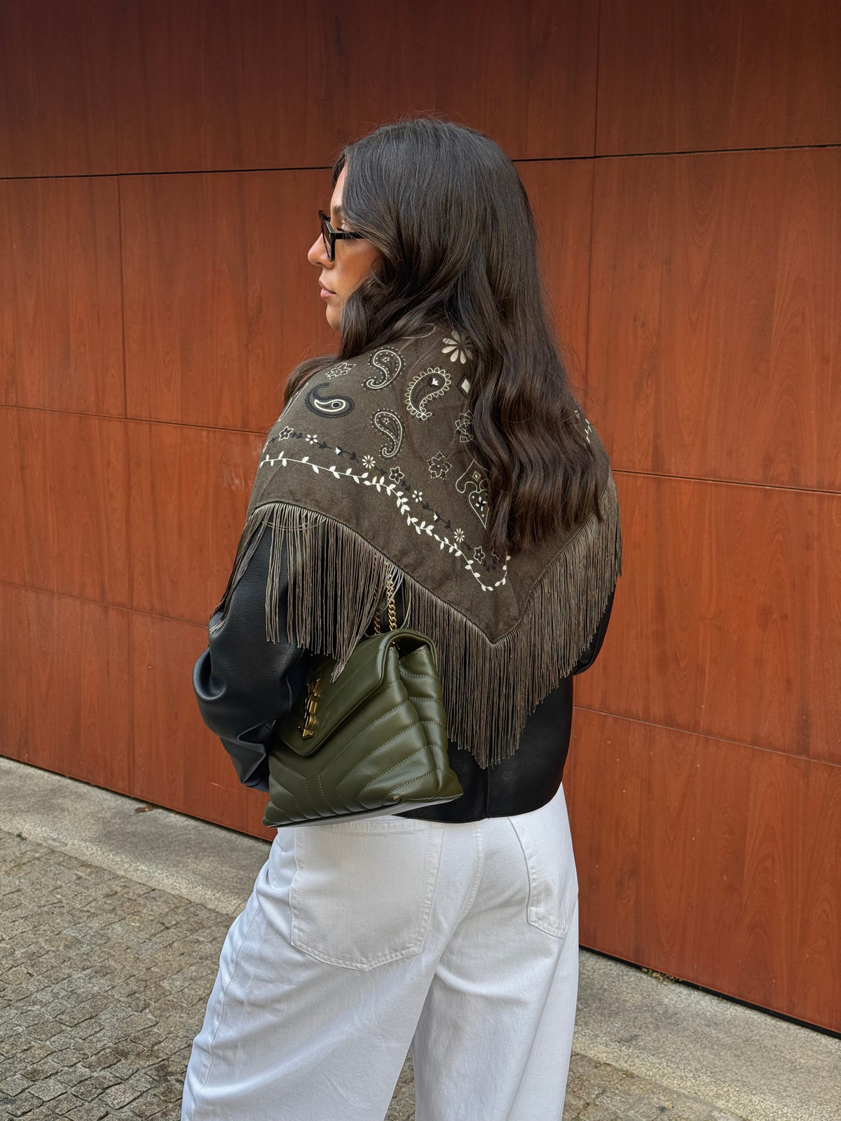 FRINGE SCARF | CAQUI