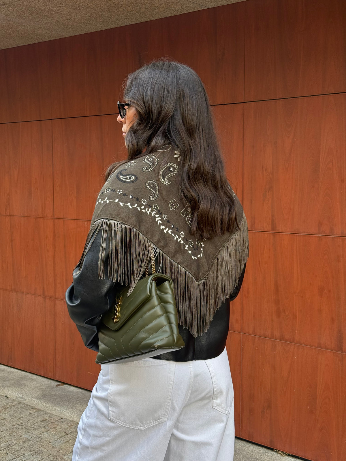 FRINGE SCARF | CAQUI